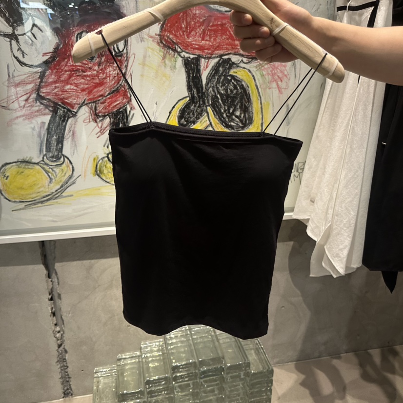 LAMAGIEPIE/LAMAGIE GREY東大門直郵女士新款休閑吊帶背心LAMAGIEPIE/LAMAGIE GREY吊帶/背心圖色4黑色