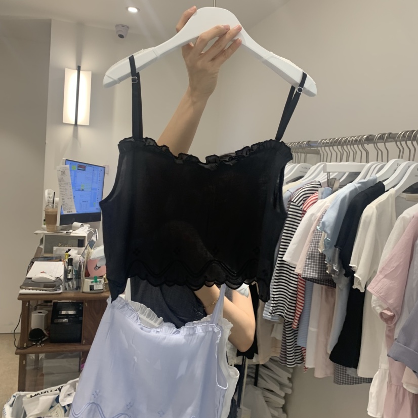 VENIR-a東大門直郵女裝新品人氣26春夏推薦吊帶背心刺繡VENIR-a吊帶/背心