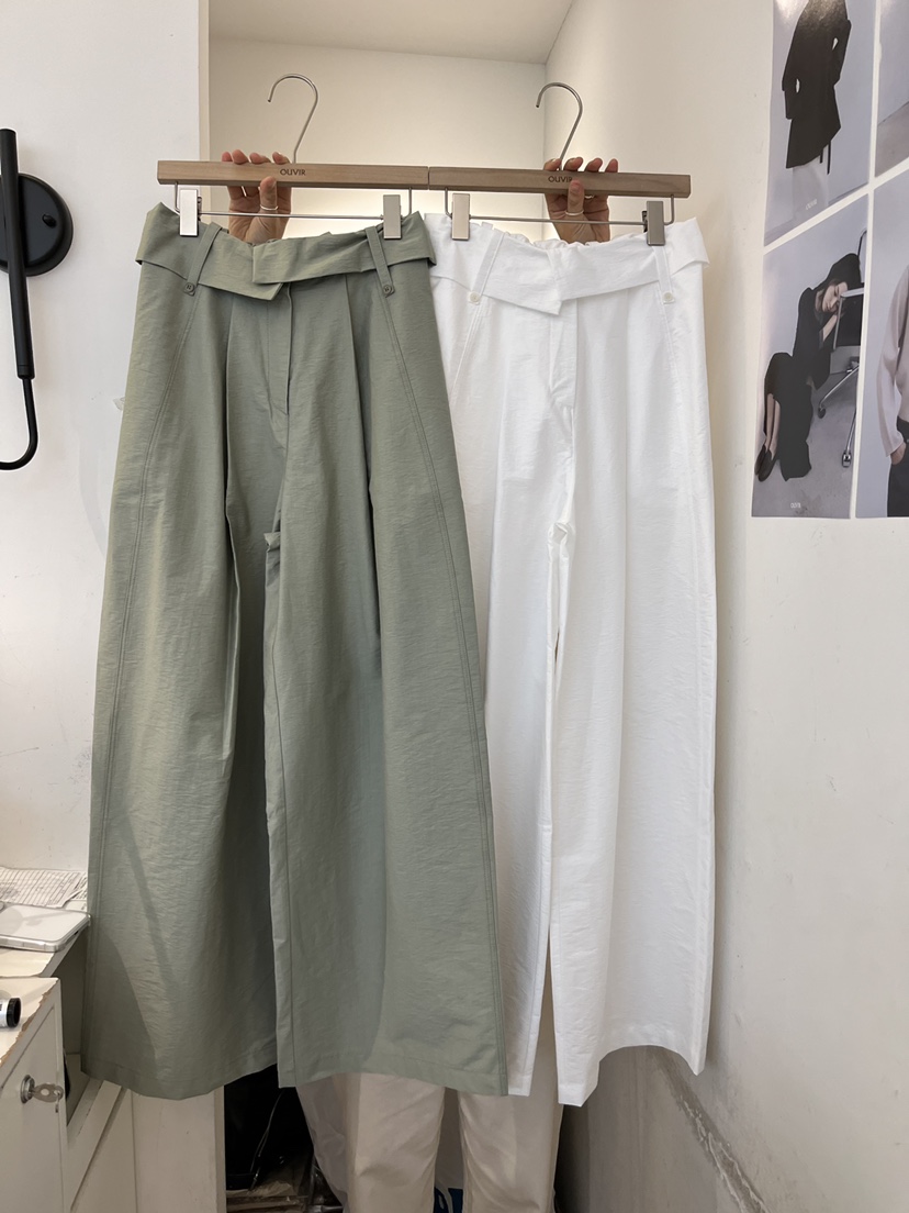 OUVIR韓國直郵女裝新品時尚26春夏真品推薦熱賣人氣休閑褲O.V.R/OUVIR休閑褲