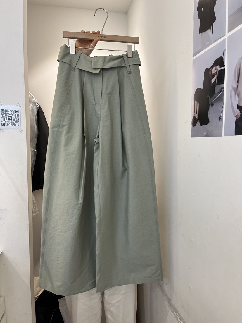 OUVIR韓國直郵女裝新品時尚26春夏真品推薦熱賣人氣休閑褲O.V.R/OUVIR休閑褲圖色2