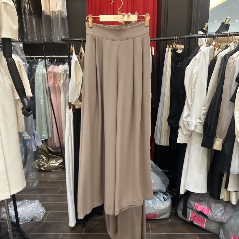 HERISH-HAUTE韓國代購女裝新品職業熱賣推薦時尚休閑褲束帶Herish-Haute-A休閑褲圖色1