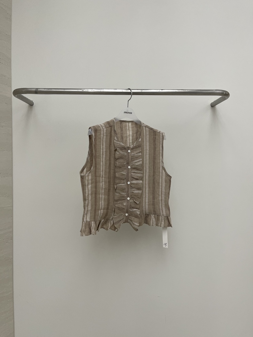 ATMOSPHERE韓國代購女士新品時尚真品人氣襯衫蕾絲衫亞麻布ATMOSPHERE/BLING襯衫/蕾絲衫圖色2