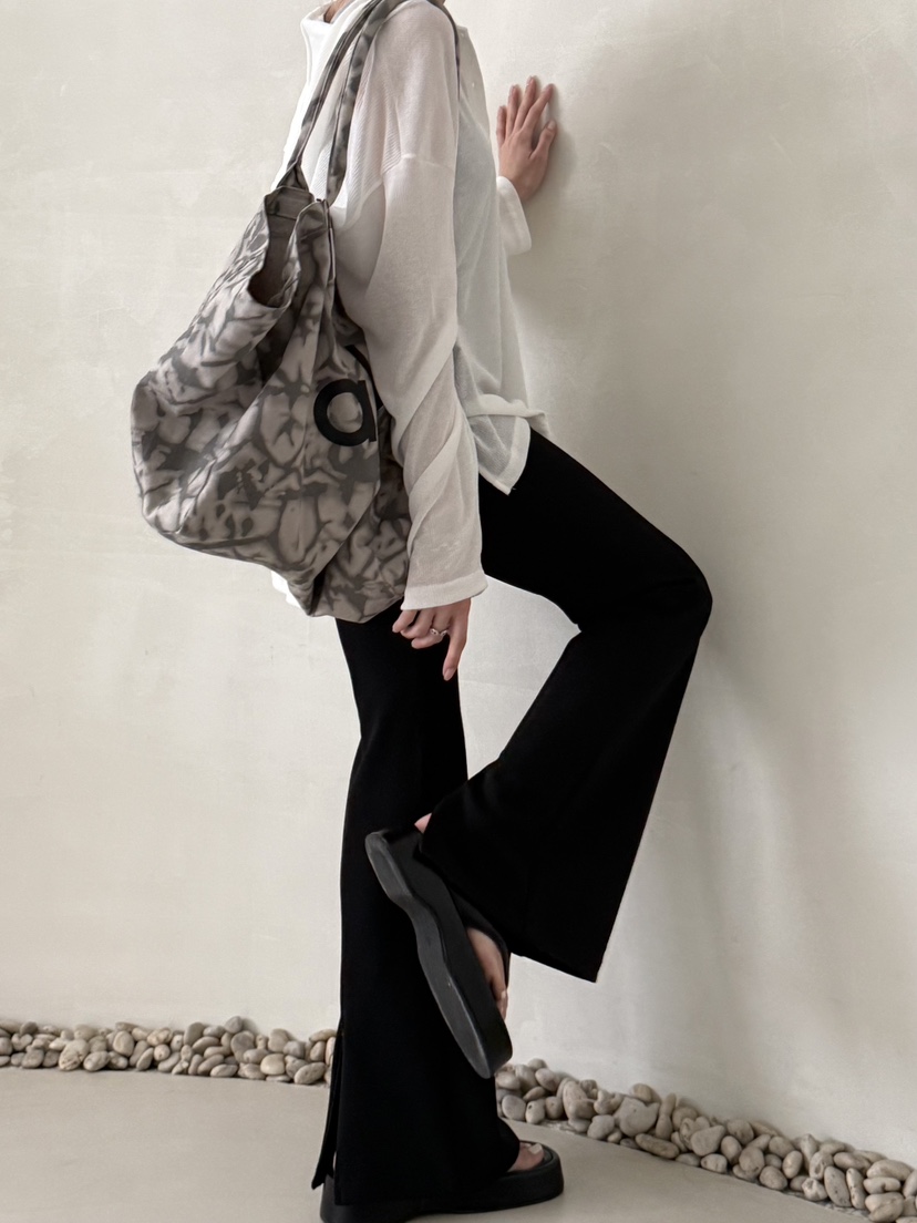 DEMAR韓國代購女裝新款休閑熱賣26春夏推薦時尚休閑褲開衩DEMAR休閑褲