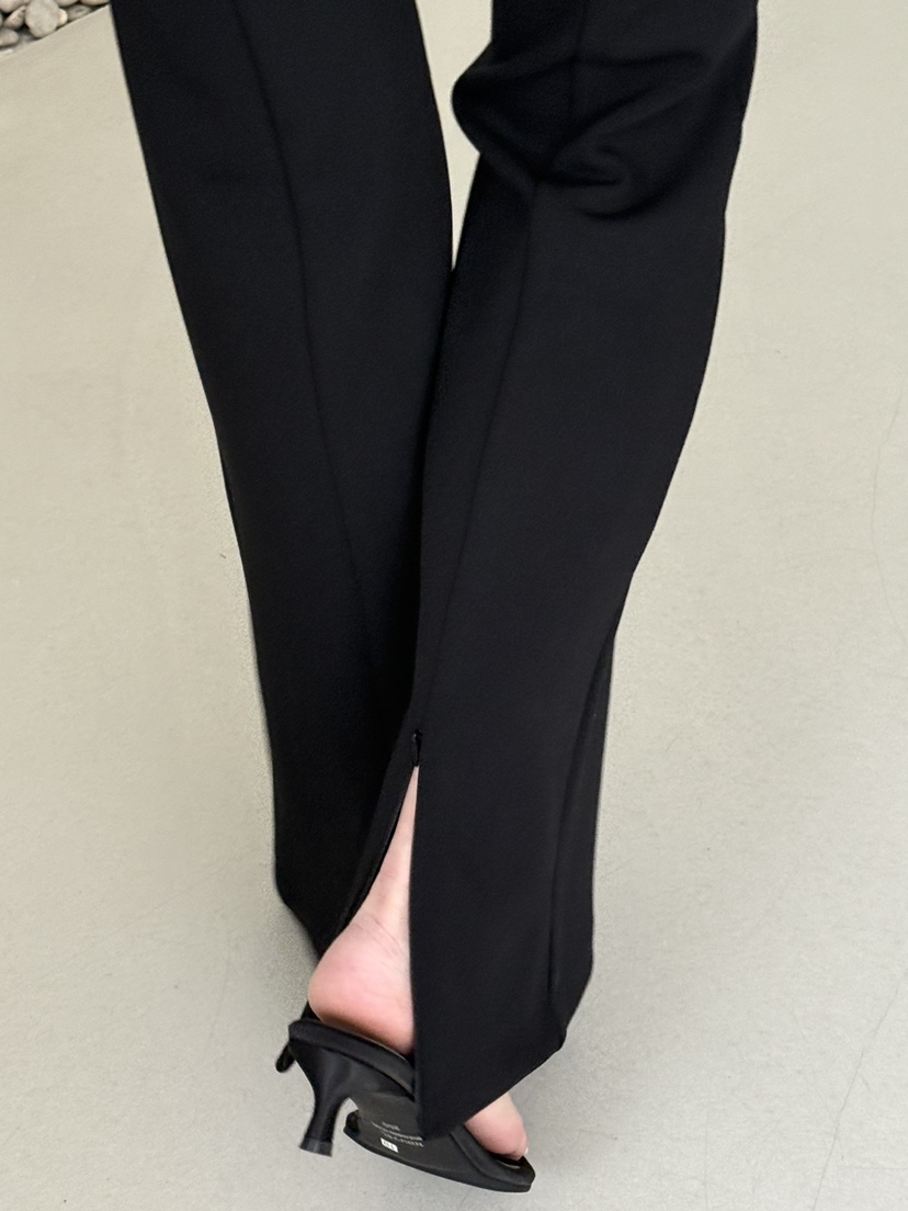 DEMAR韓國代購女裝新款休閑熱賣26春夏推薦時尚休閑褲開衩DEMAR休閑褲