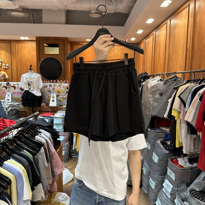 GARMENT-P東大門直郵女士新品時尚休閑26春夏職業人氣短褲GARMENT短褲圖色5黑色