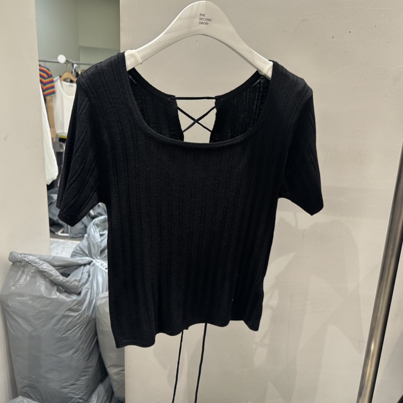 THE SECOND GROW/QUEENSRABBIT東大門實拍女士新品時尚針織衫THE SECOND GROW/QUEENSRABBIT針織衫圖色2