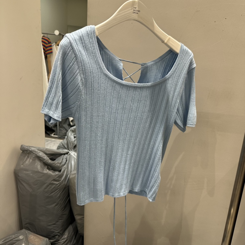 THE SECOND GROW/QUEENSRABBIT東大門實拍女士新品時尚針織衫THE SECOND GROW/QUEENSRABBIT針織衫圖色3