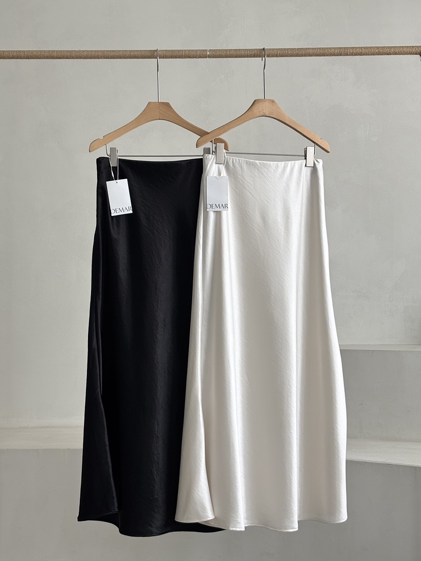 DEMAR東大門實拍女裝新品時尚熱賣休閑職業真品推薦長裙緞面DEMAR長裙