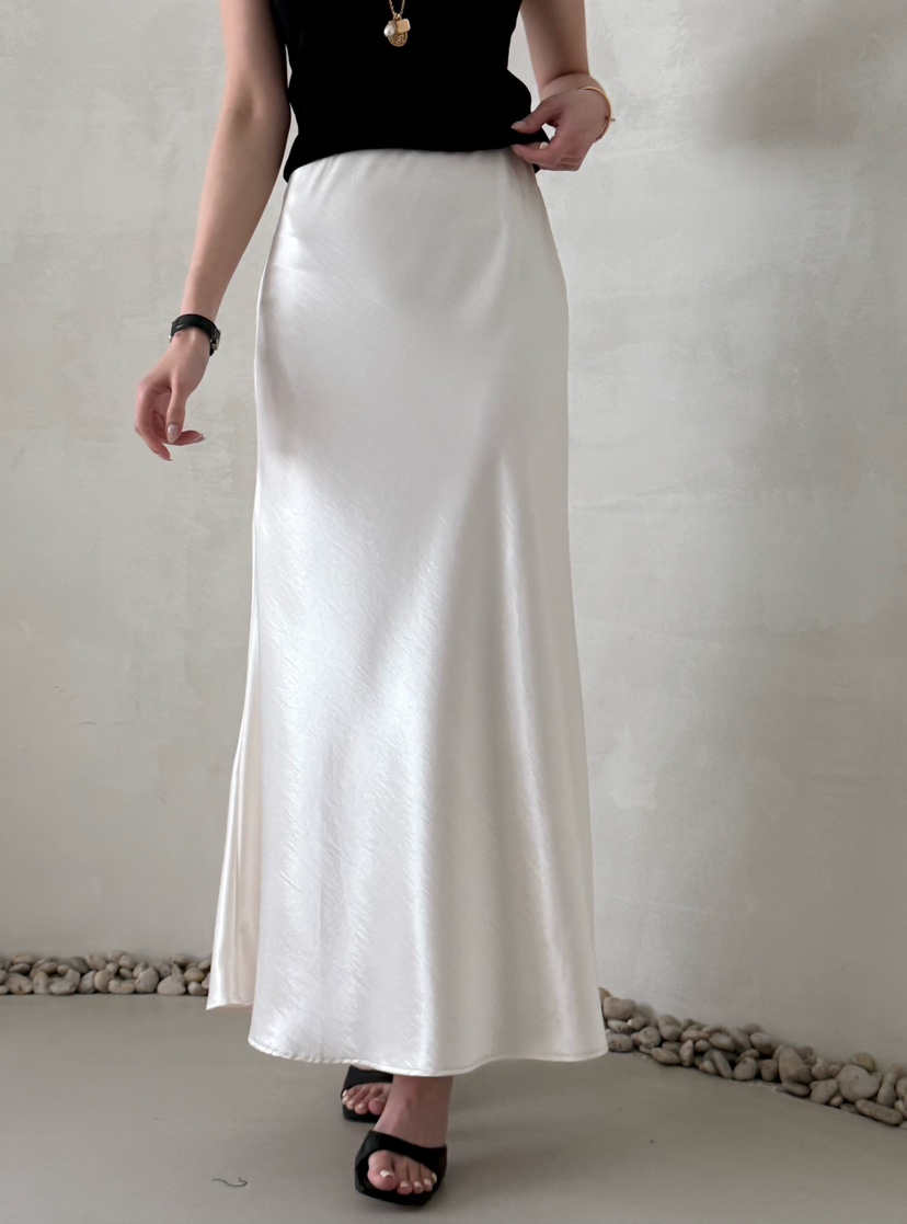 DEMAR東大門實拍女裝新品時尚熱賣休閑職業真品推薦長裙緞面DEMAR長裙圖色1