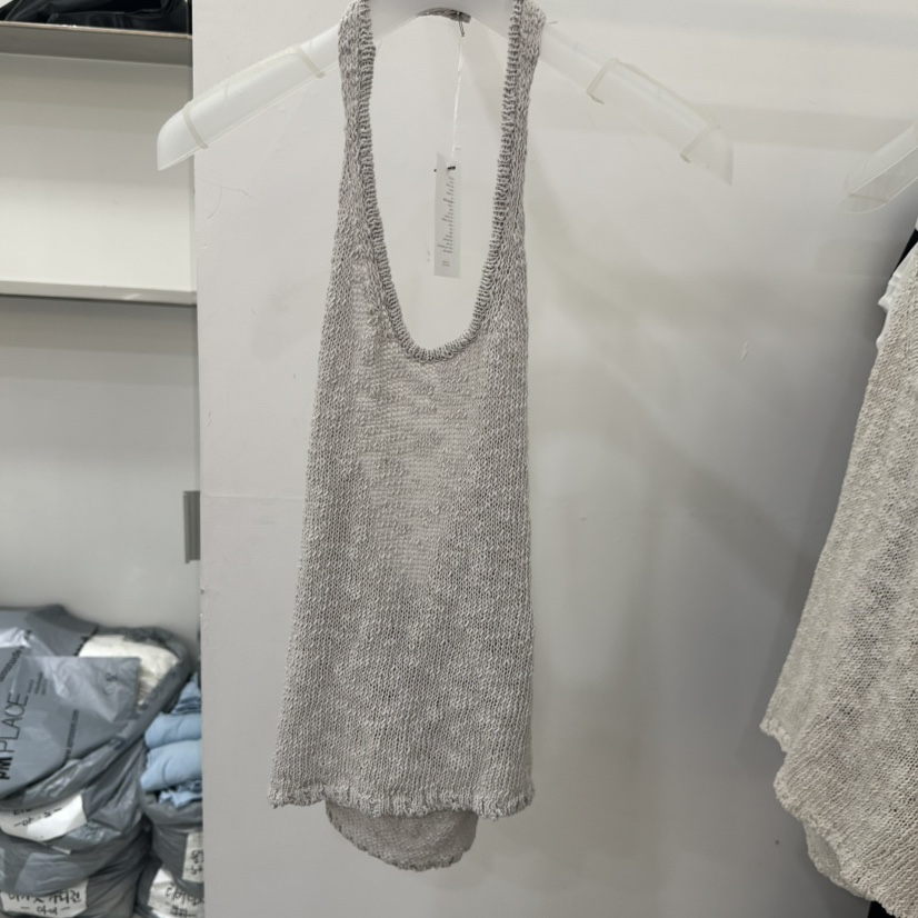 GALLERY-P韓國直郵女裝新品26春夏職業休閑熱賣吊帶背心GALLERY-P吊帶/背心圖色2灰色