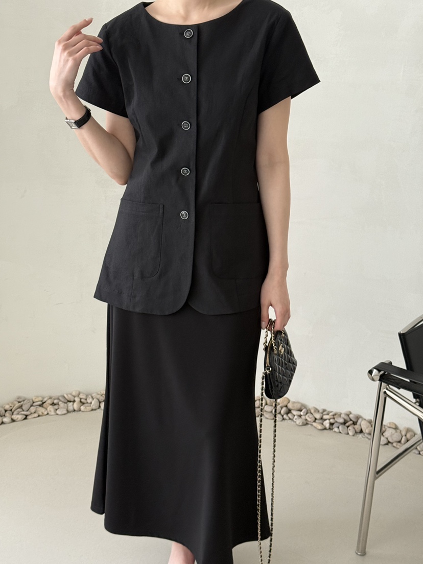 DEMAR東大門實拍女裝新款真品推薦熱賣26春夏人氣夾克亞麻DEMAR夾克