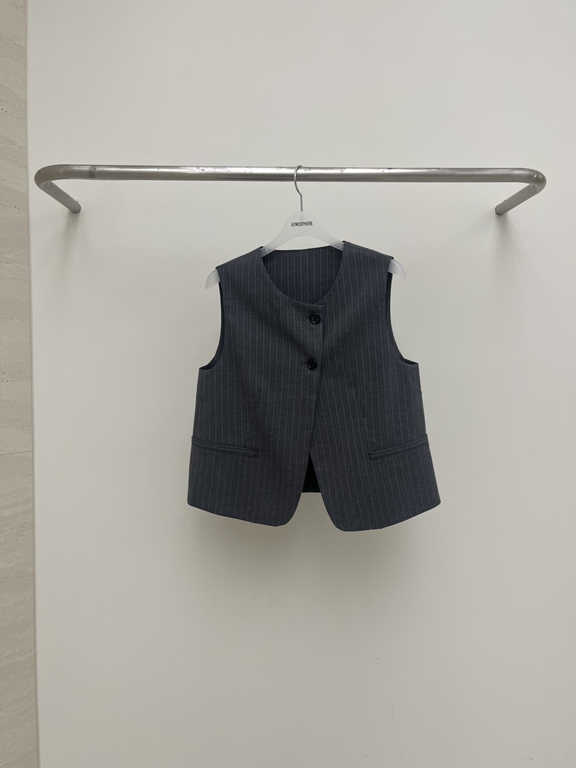 ATMOSPHERE東大門直郵女士新款26春夏休閑真品推薦熱賣馬甲ATMOSPHERE/BLING馬甲圖色1