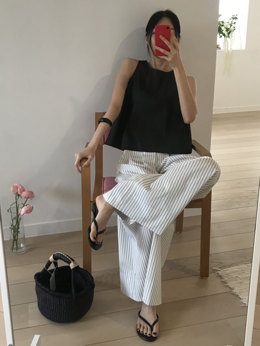 ME MO東大門實拍女裝新款休閑職業26春夏熱賣人氣吊帶背心ME MO吊帶/背心