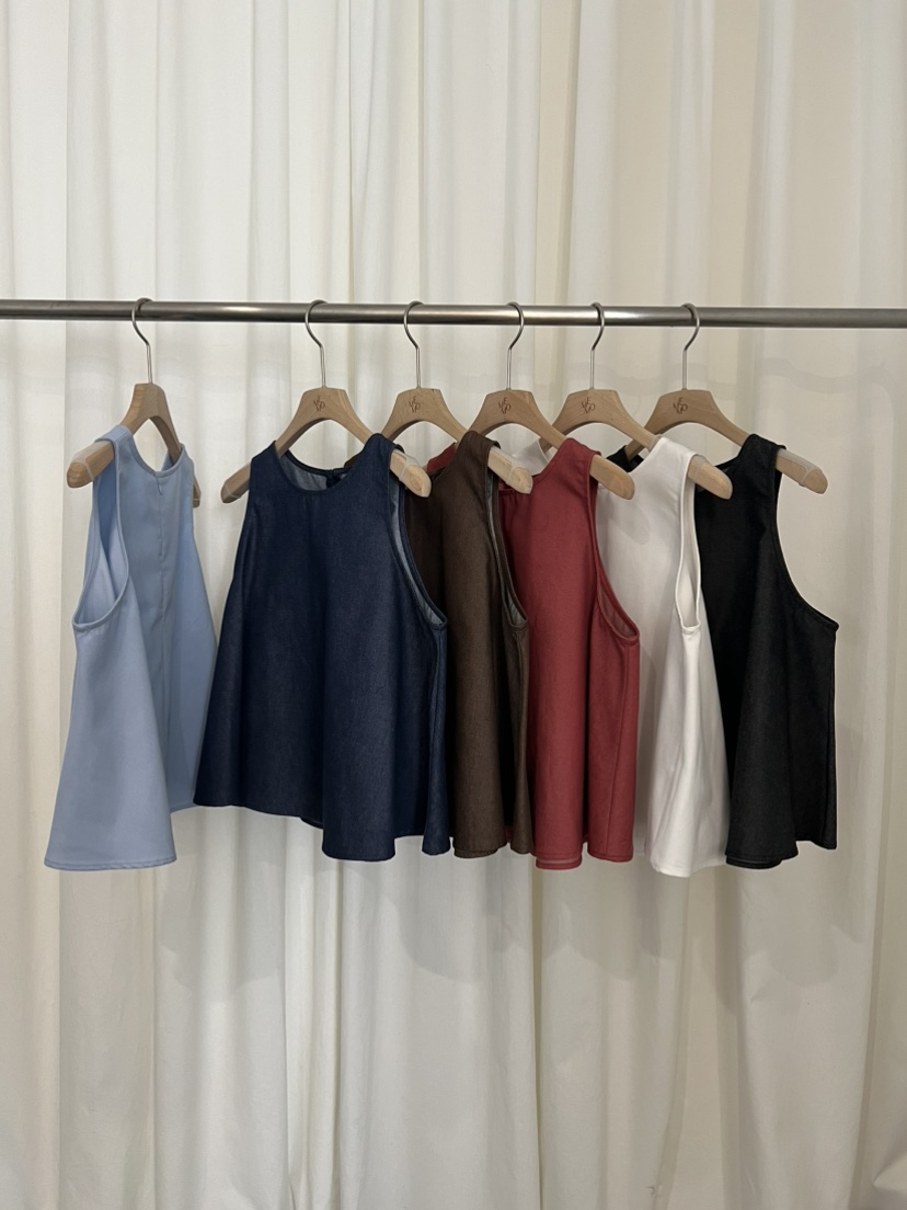 ME MO東大門實拍女裝新款休閑職業26春夏熱賣人氣吊帶背心ME MO吊帶/背心