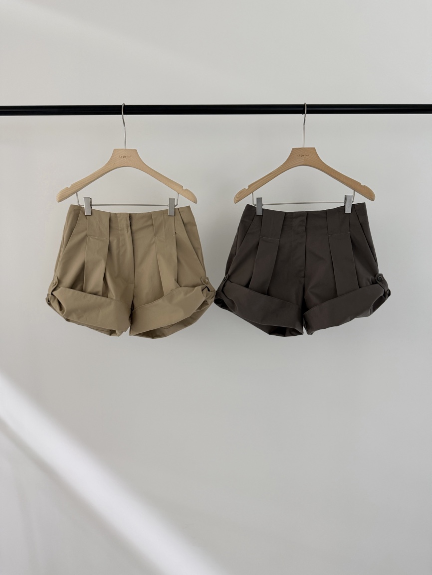 LOGARDEN東大門實拍女士新款時尚職業真品休閑短褲不含腰帶LO GARDEN短褲
