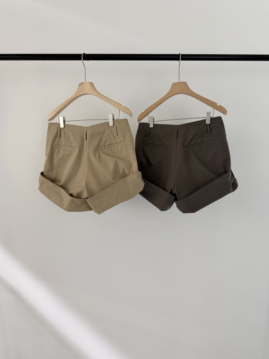 LOGARDEN東大門實拍女士新款時尚職業真品休閑短褲不含腰帶LO GARDEN短褲