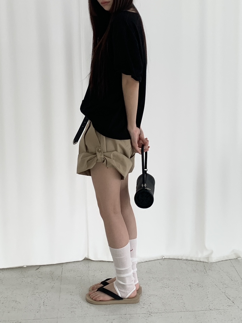 LOGARDEN東大門實拍女士新款時尚職業真品休閑短褲不含腰帶LO GARDEN短褲