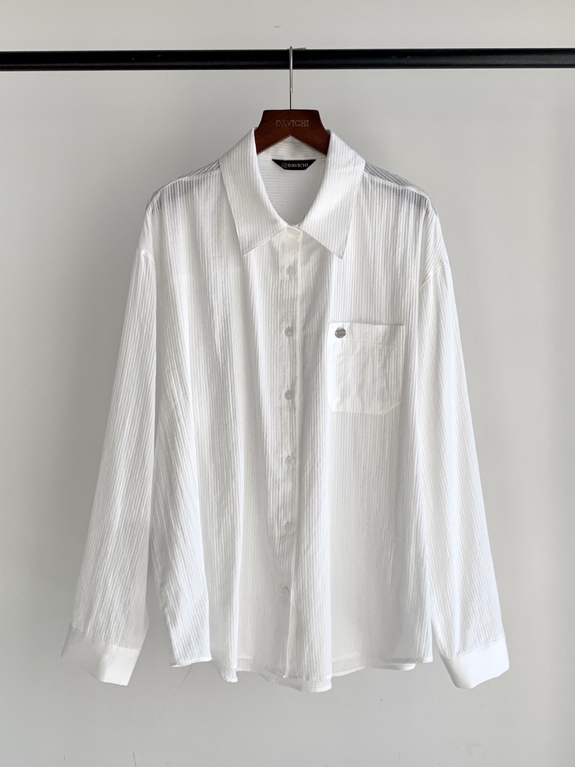 DAVICHI/D.SECOND韓國直郵女士新品26春夏襯衫蕾絲衫提花DAVICHI/D.SECOND襯衫/蕾絲衫圖色1