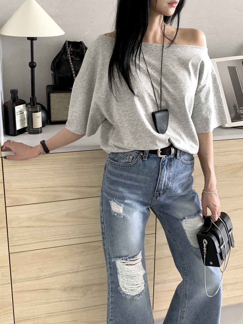 DAVICHI/D.SECOND韓國代購女士新品推薦職業人氣休閑T恤DAVICHI/D.SECONDT恤