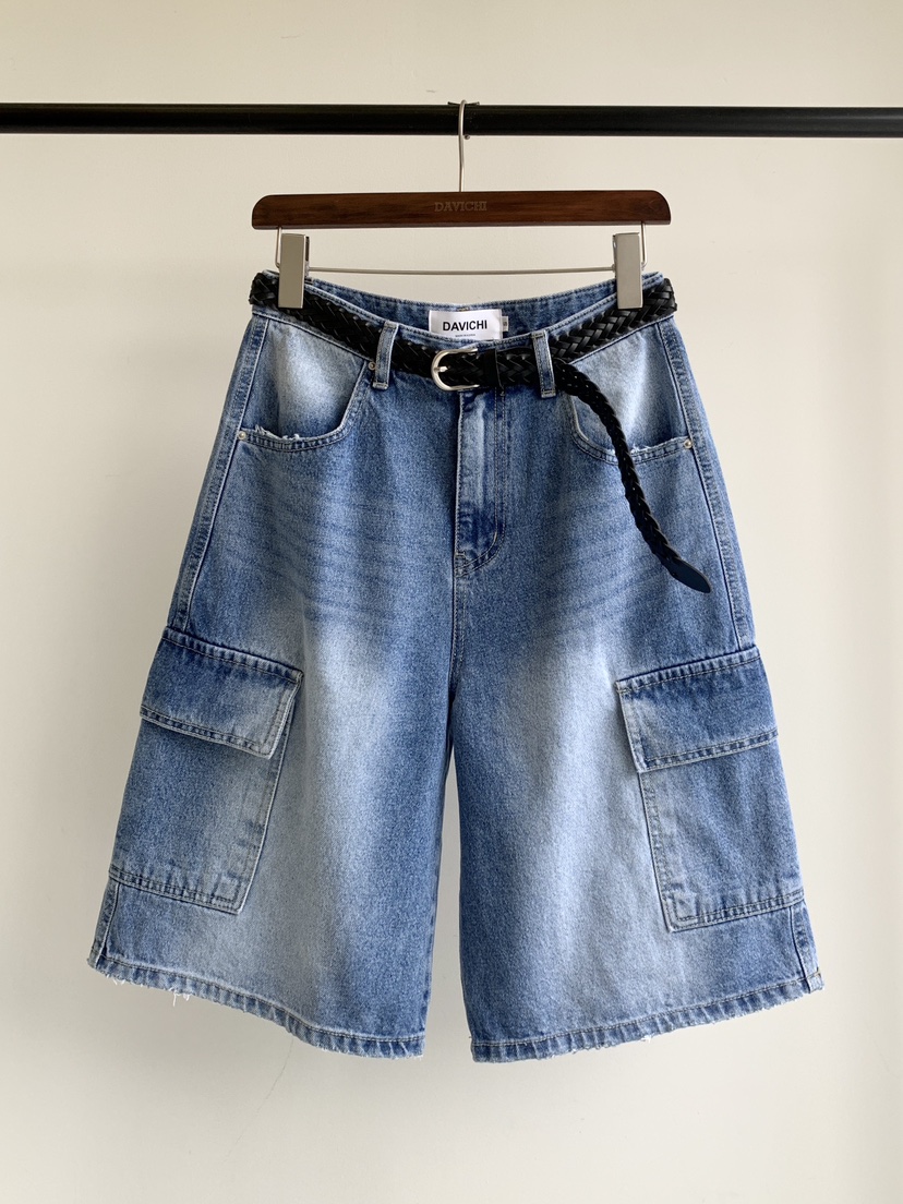 DAVICHI/D.SECOND韓國代購女士新品推薦牛仔褲含隨機腰帶DAVICHI/D.SECOND牛仔褲圖色1