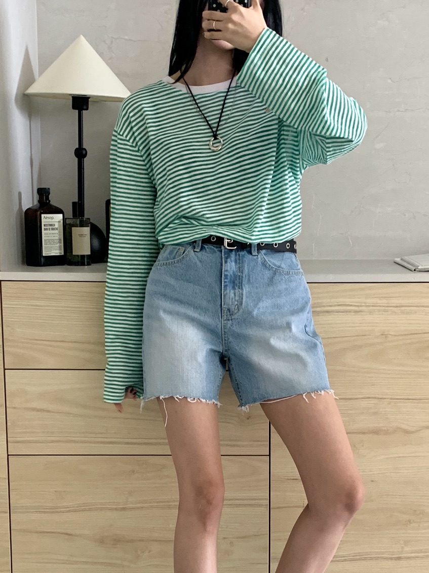 DAVICHI/D.SECOND東大門直郵女士新品人氣職業真品長袖T恤DAVICHI/D.SECOND長袖T恤