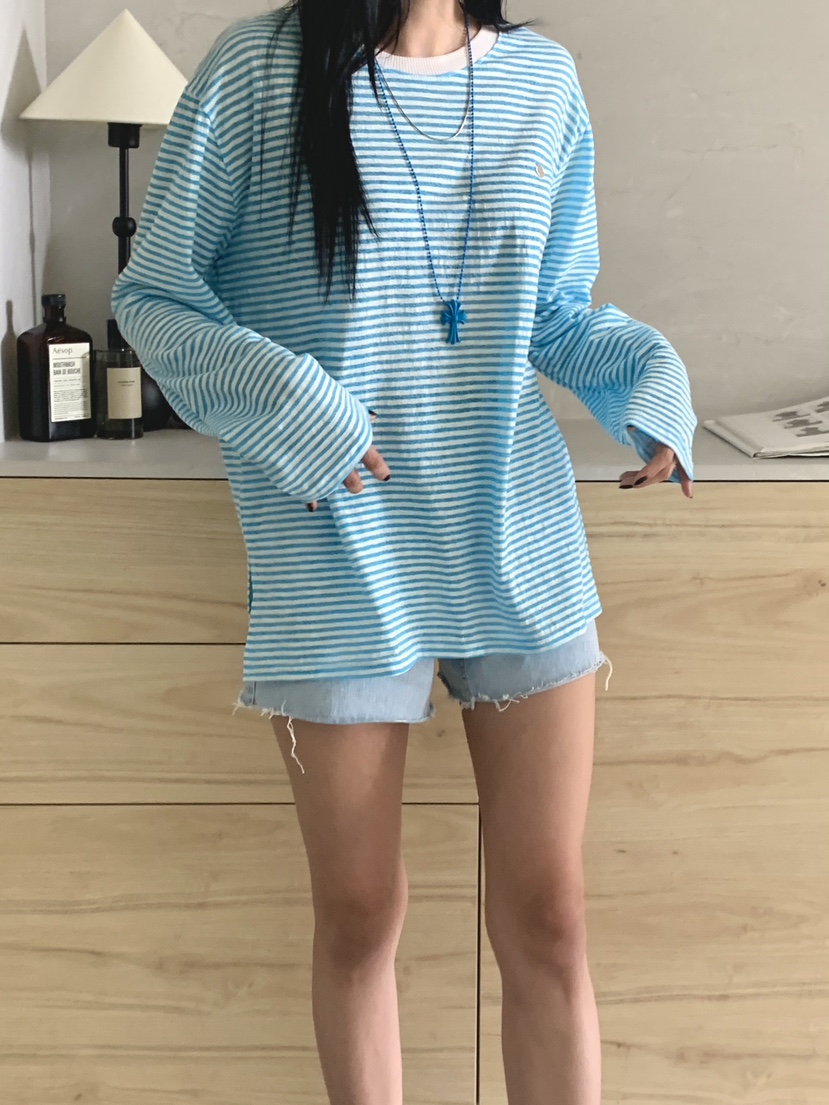 DAVICHI/D.SECOND東大門直郵女士新品人氣職業真品長袖T恤DAVICHI/D.SECOND長袖T恤