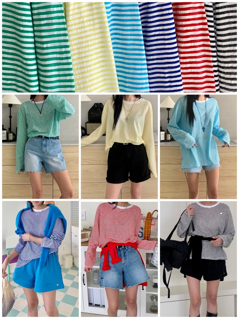 DAVICHI/D.SECOND東大門直郵女士新品人氣職業真品長袖T恤DAVICHI/D.SECOND長袖T恤