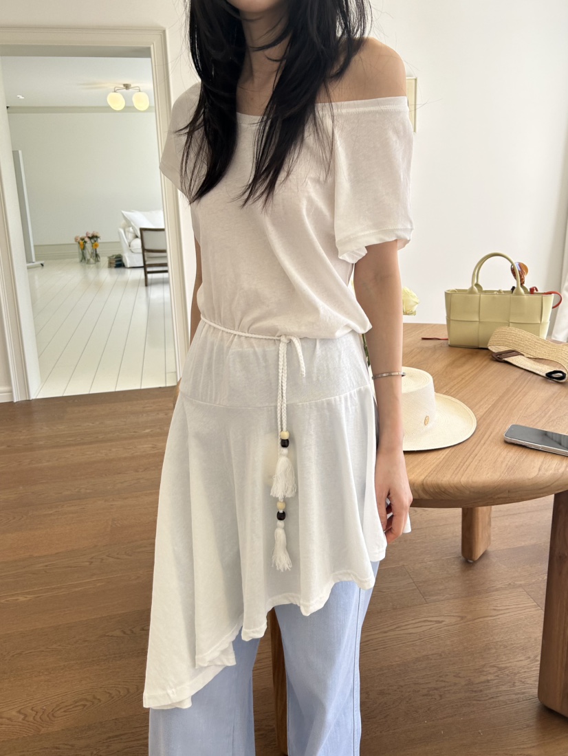 ME MO東大門代購女裝新款職業熱賣真品休閑連衣裙含腰繩ME MO連衣裙圖色2