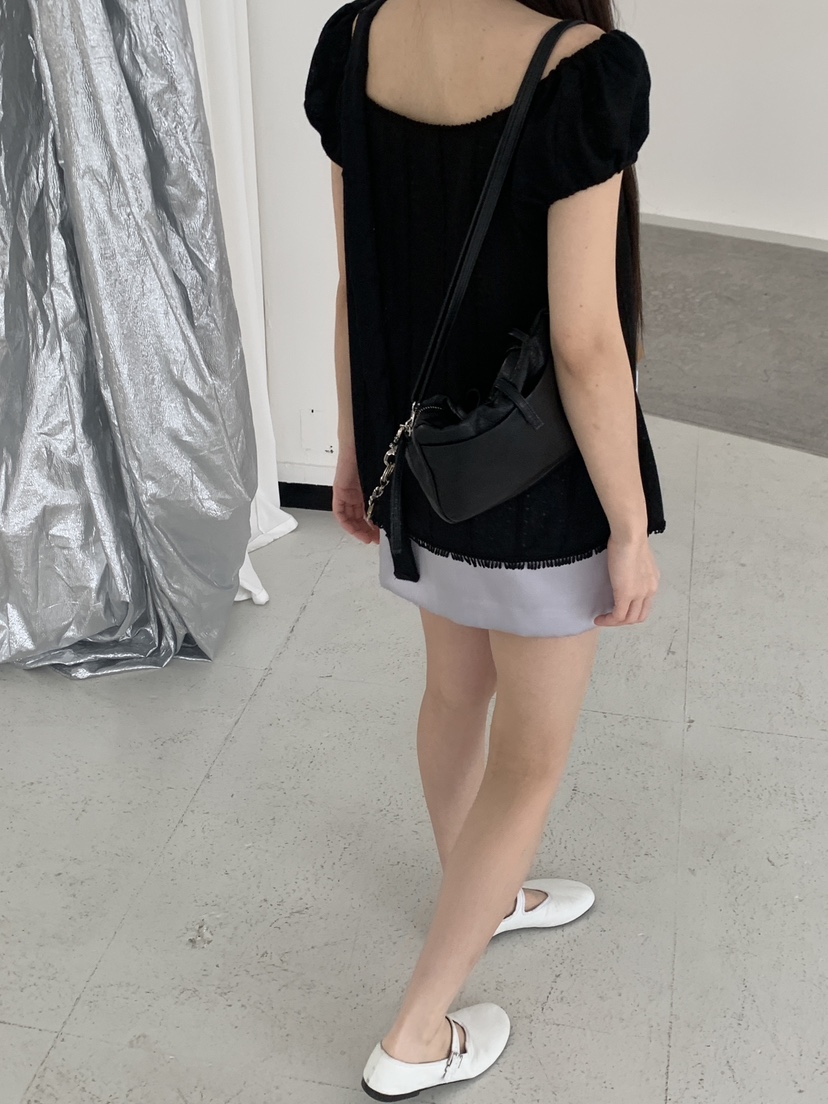 LOGARDEN東大門直郵女士新品推薦時尚26春夏襯衫蕾絲衫含脖帶LO GARDEN襯衫/蕾絲衫