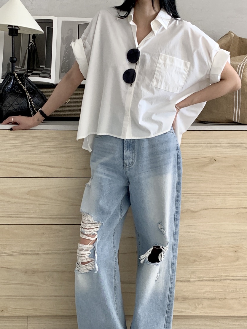 DAVICHI/D.SECOND東大門直郵女裝新款熱賣真品襯衫蕾絲衫DAVICHI/D.SECOND襯衫/蕾絲衫