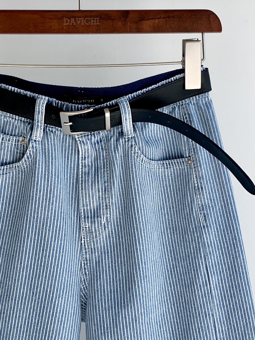 DAVICHI/D.SECOND韓國直郵女裝新品真品牛仔褲含隨機腰帶DAVICHI/D.SECOND牛仔褲