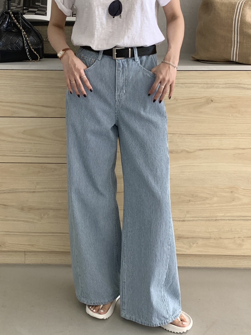 DAVICHI/D.SECOND韓國直郵女裝新品真品牛仔褲含隨機腰帶DAVICHI/D.SECOND牛仔褲