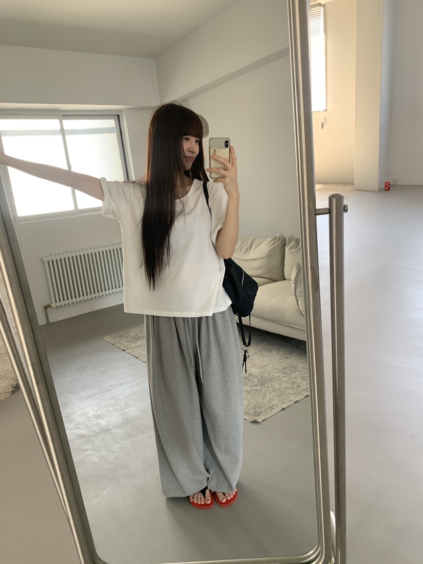 LOGARDEN東大門直郵女士新品真品推薦休閑時尚人氣T恤金屬絲LO GARDENT恤