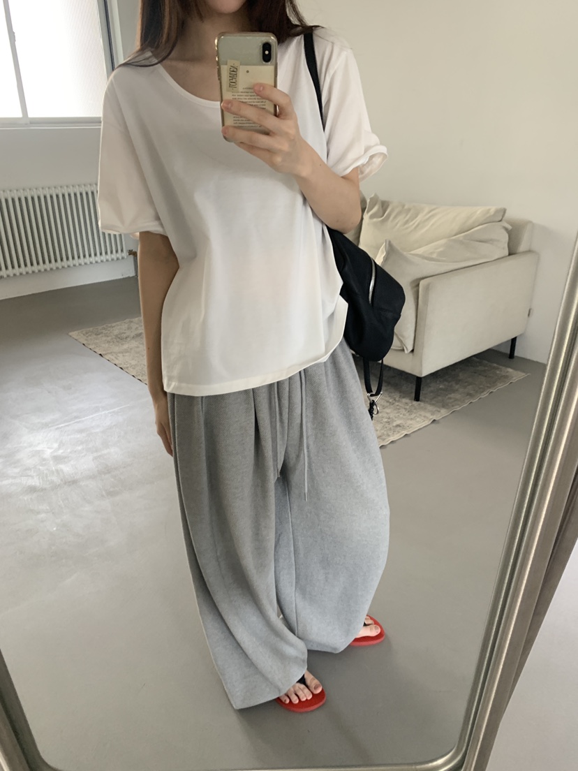 LOGARDEN東大門直郵女士新品真品推薦休閑時尚人氣T恤金屬絲LO GARDENT恤