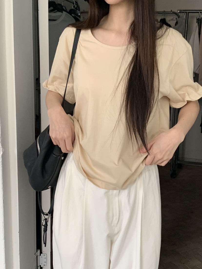 LOGARDEN東大門直郵女士新品真品推薦休閑時尚人氣T恤金屬絲LO GARDENT恤圖色3