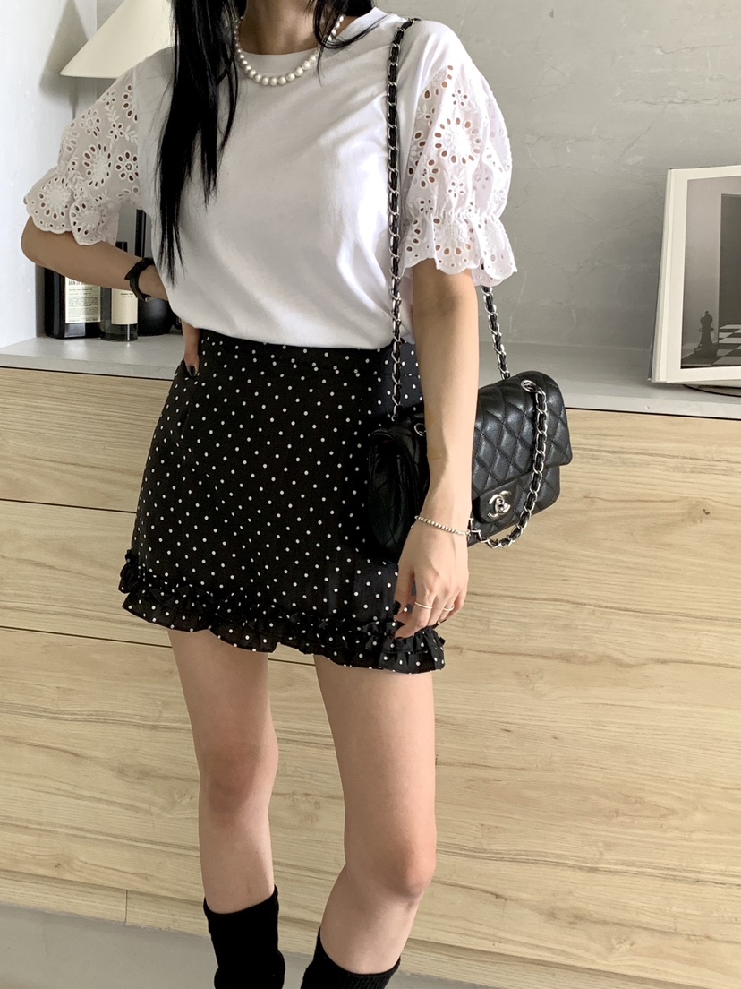 DAVICHI/D.SECOND東大門實拍女裝新款時尚休閑真品短裙DAVICHI/D.SECOND短裙