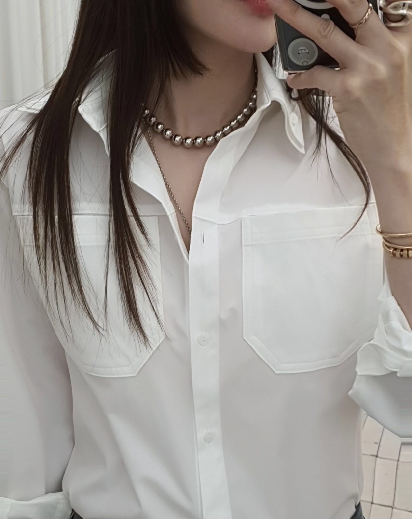 GENTLE B/LOVENTINA東大門代購女裝新品熱賣襯衫蕾絲衫雙層GENTLE B/LOVENTINA襯衫/蕾絲衫