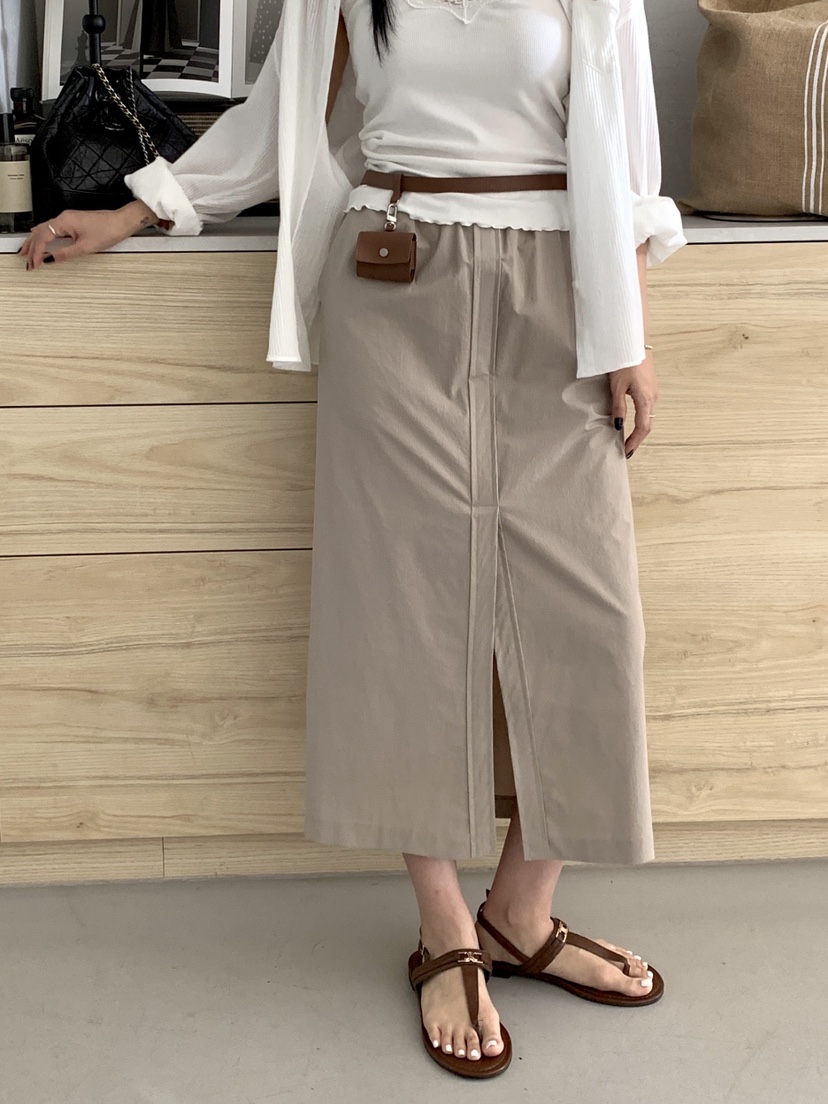 DAVICHI/D.SECOND韓國代購女裝新品休閑熱賣推薦時尚長裙DAVICHI/D.SECOND長裙