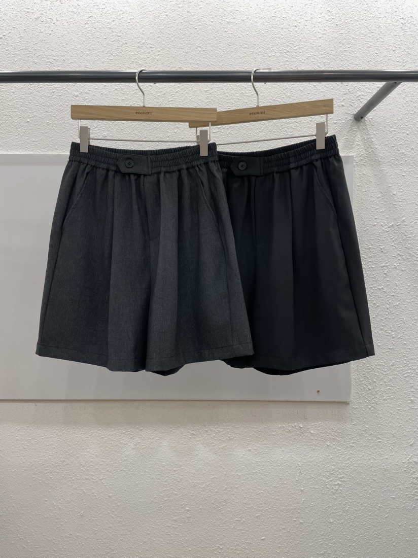 EGGPLANT韓國代購女士新品熱賣時尚真品人氣推薦短褲紐扣EGGPLANT短褲