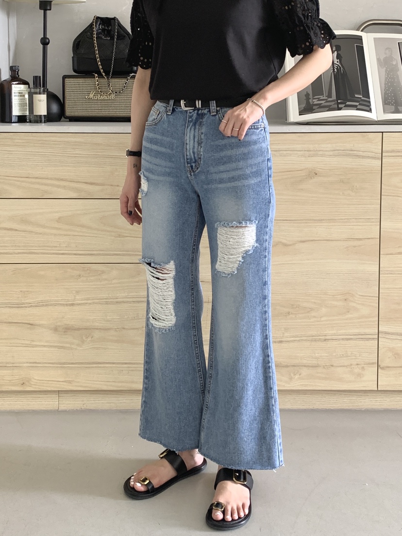 DAVICHI/D.SECOND韓國直郵女裝新品26春夏牛仔褲含隨機腰帶DAVICHI/D.SECOND牛仔褲