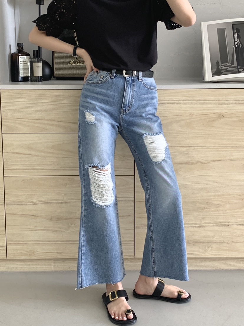 DAVICHI/D.SECOND韓國直郵女裝新品26春夏牛仔褲含隨機腰帶DAVICHI/D.SECOND牛仔褲