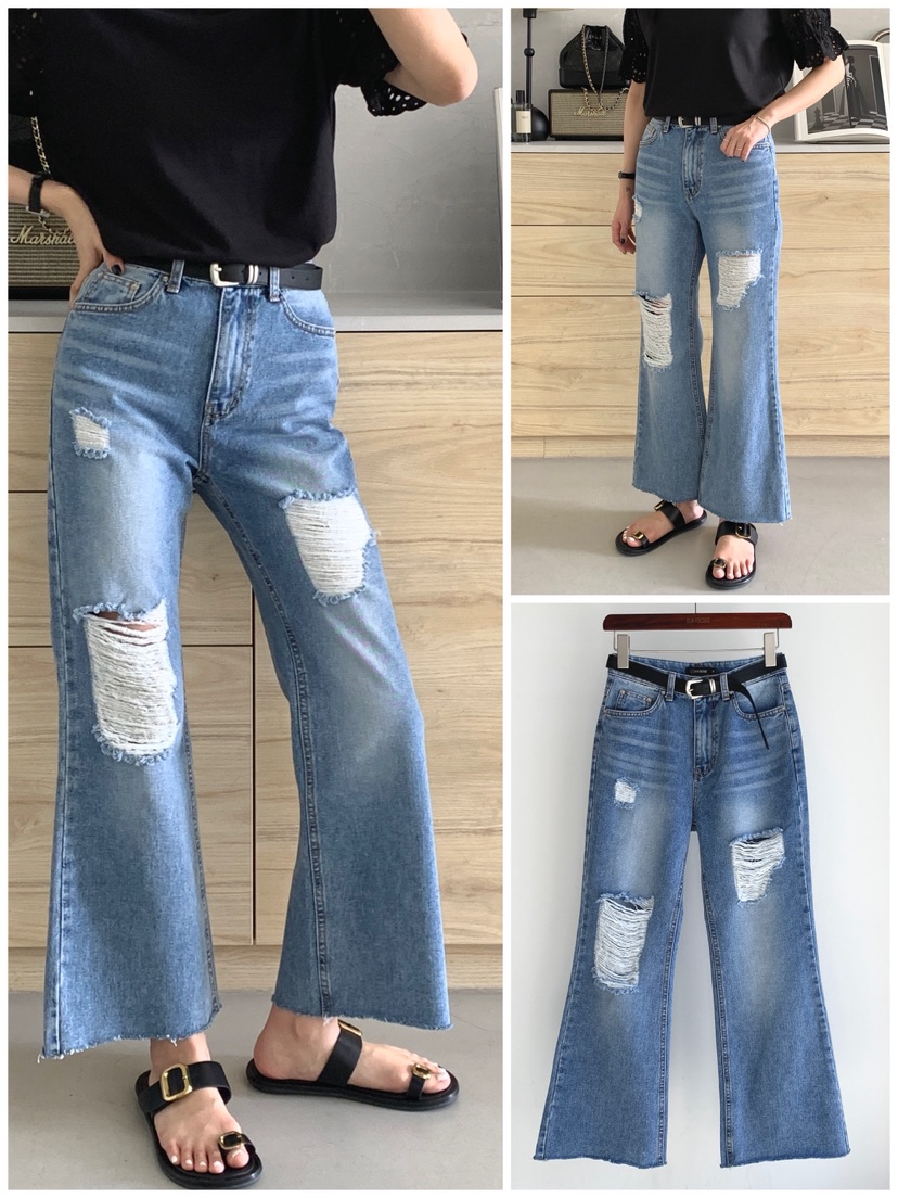 DAVICHI/D.SECOND韓國直郵女裝新品26春夏牛仔褲含隨機腰帶DAVICHI/D.SECOND牛仔褲