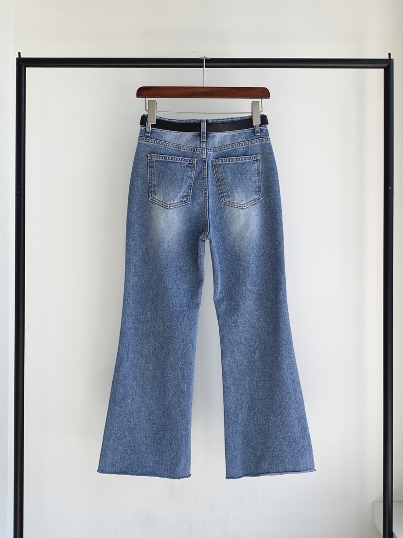 DAVICHI/D.SECOND韓國直郵女裝新品26春夏牛仔褲含隨機腰帶DAVICHI/D.SECOND牛仔褲