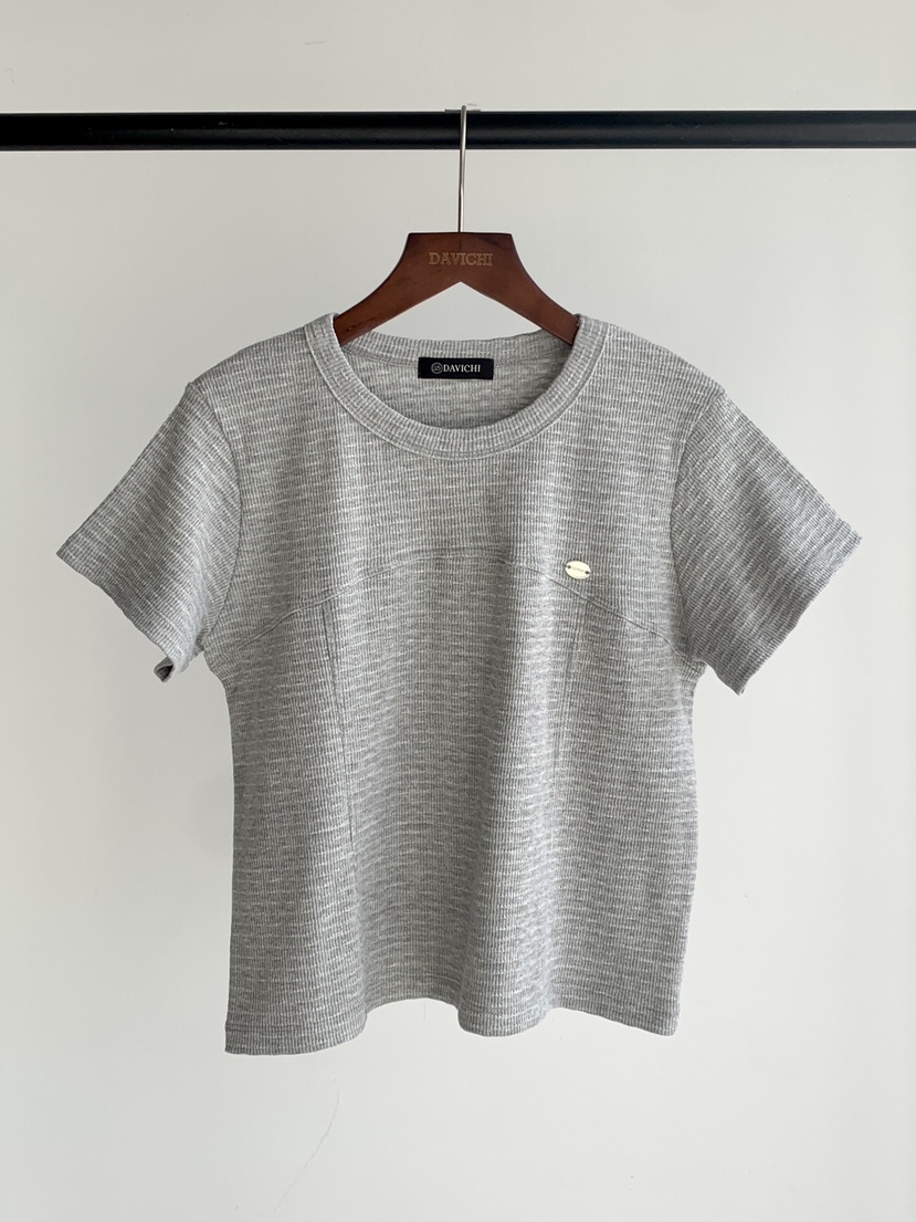 DAVICHI/D.SECOND韓國代購女裝新品真品26春夏職業推薦T恤DAVICHI/D.SECONDT恤圖色1