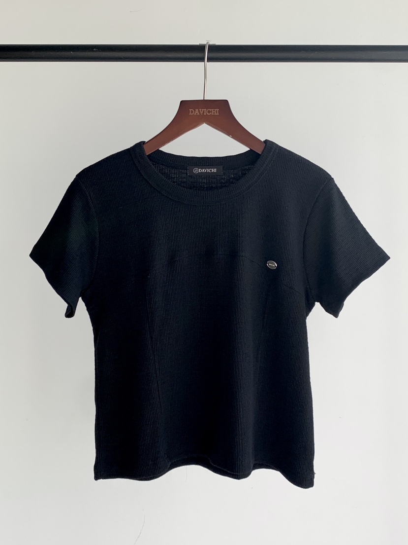 DAVICHI/D.SECOND韓國代購女裝新品真品26春夏職業推薦T恤DAVICHI/D.SECONDT恤圖色2
