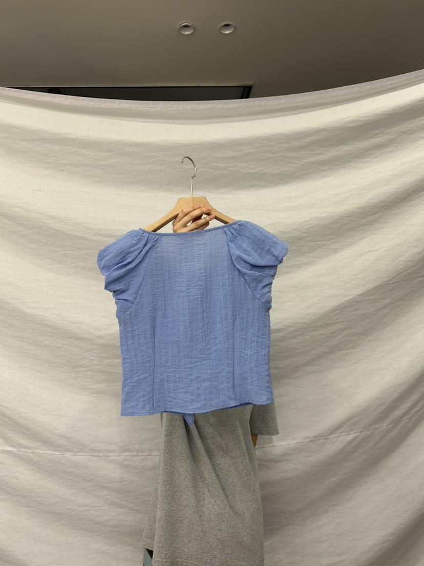 ME MO東大門實拍女士新款職業26春夏推薦襯衫蕾絲衫絲帶ME MO襯衫/蕾絲衫