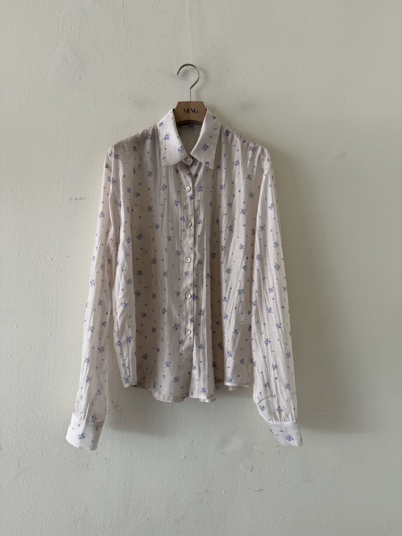 MENG東大門實拍女士新品時尚休閑推薦人氣真品襯衫蕾絲衫MENG襯衫/蕾絲衫圖色1