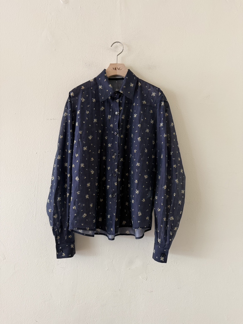 MENG東大門實拍女士新品時尚休閑推薦人氣真品襯衫蕾絲衫MENG襯衫/蕾絲衫圖色2