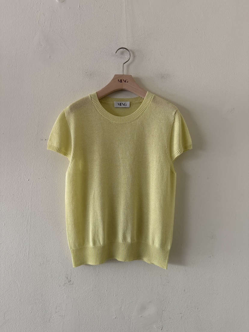 MENG韓國代購女士新品時尚推薦26春夏休閑熱賣真品針織衫MENG針織衫圖色2