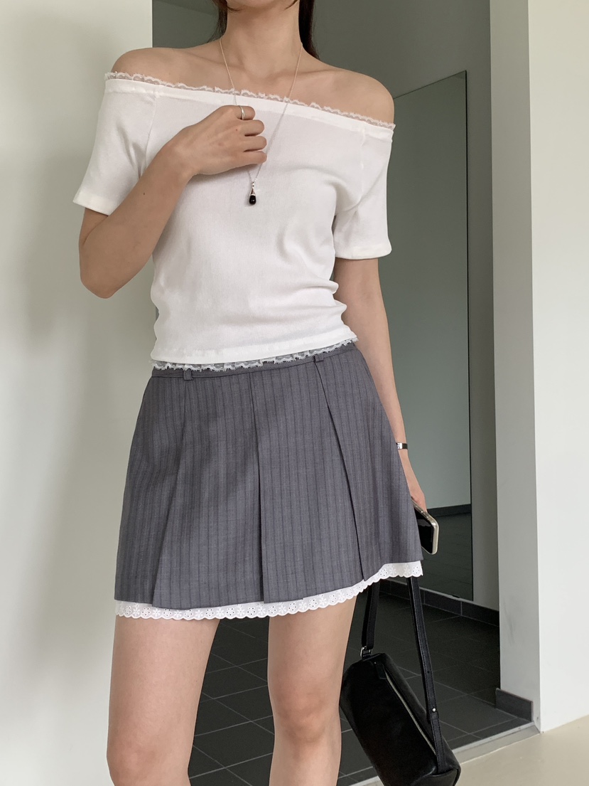 RE:OPENING韓國直郵女士新品時尚職業推薦熱賣26春夏短裙RE:OPENING短裙